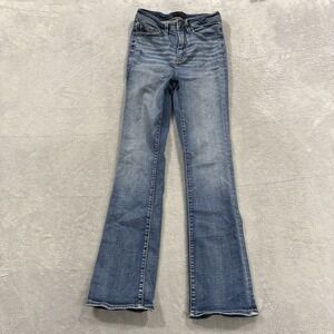 Buckle Black Fit No. 35 Jeans Women's 26 x 32 Bootcut Mid Rise Faded Blue Denim